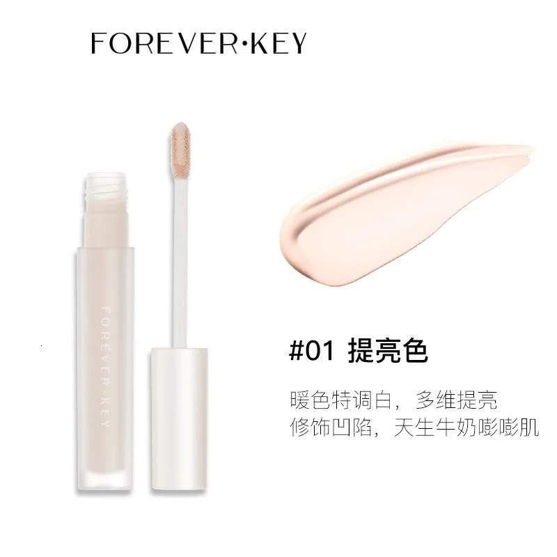 Foreverkey Liquid Con Highlighting Fluid Nose Shadow Finishing Fluid Waterproof Concealer Long-Lasting Makeup Rare Beauty 240412