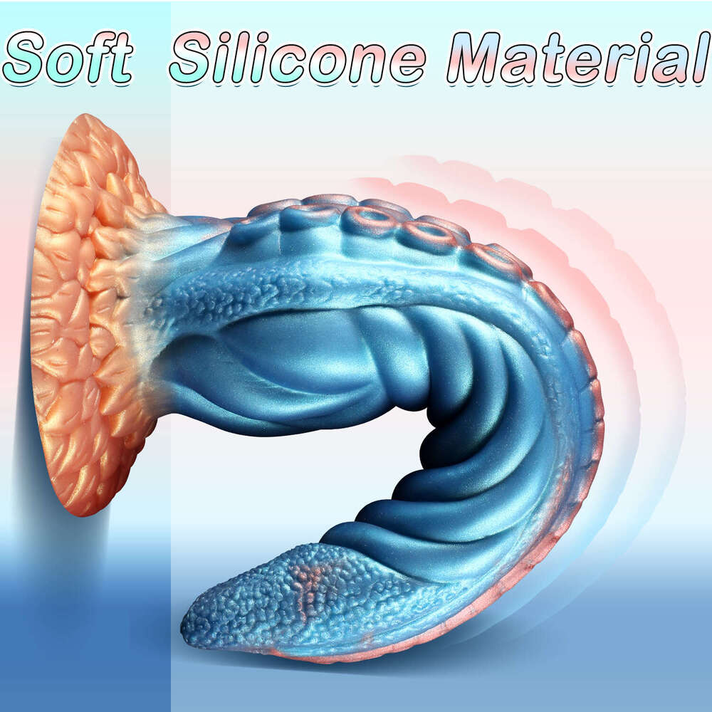 10 Inch Realistic Tentacle Dildo Silicone Monster Suction Cup G Spot Hands-Free Play Adult Sex Toys For Women Man Couple