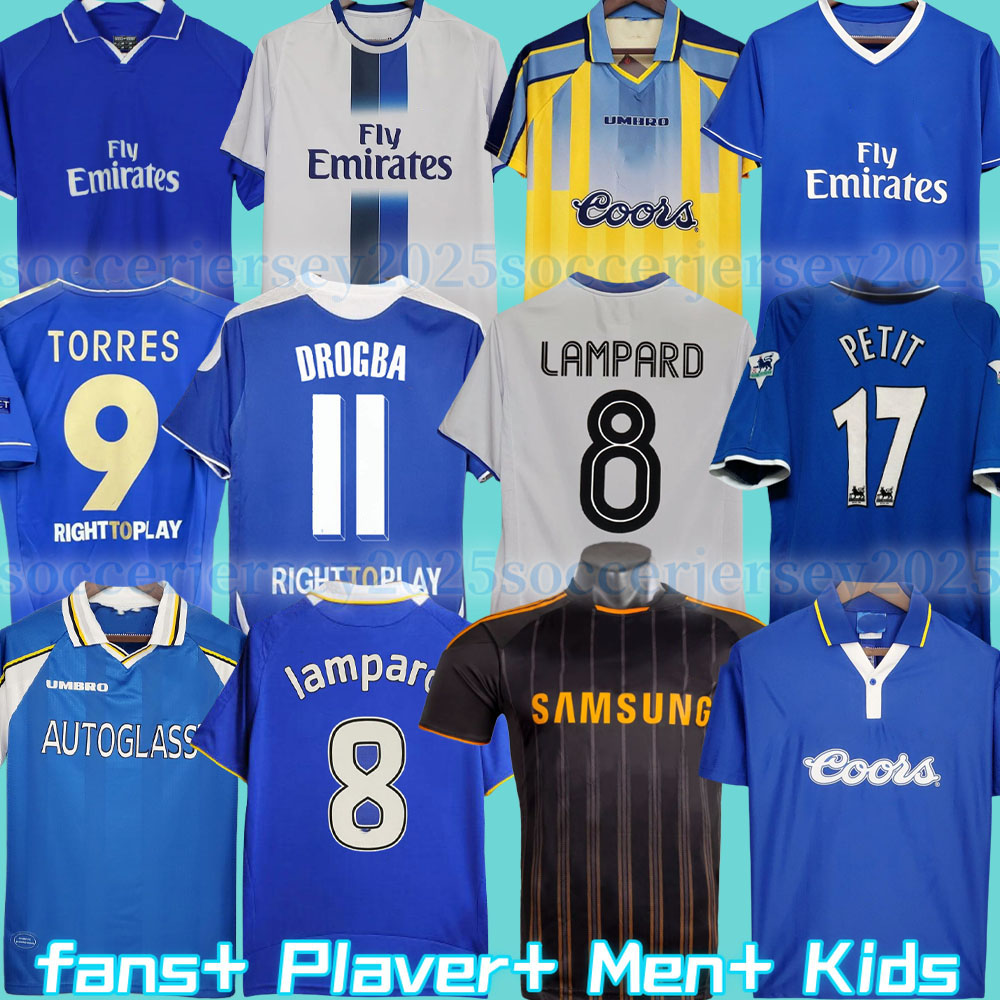 CFC 2011 Retro Soccer Jersey Lampard Torres Drogba 11 12 13 Final 94 95 96 97 98 99 Football Shirts Camiseta WISE 03 05 06 07 08 COLE ZOLA Vialli 07 08 01 03 HUGHES GULLIT 888