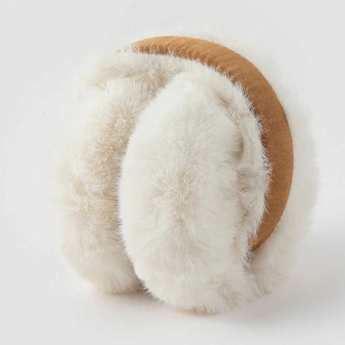 Womens earmuffs used for autumn winter hot earmuffs foldable portable anti cold anti freezing plush thick earmuffs X241128