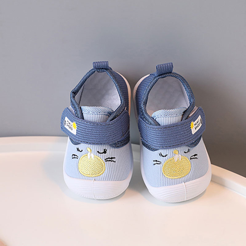 Infant 0-3 Years Old Baby Shoes First Walkers Spring Autumn Cutefeet Sneakers Toddler Anti Kicking Non-slip Soft Sole Squeaky Casual Shoes Size 16 - 2