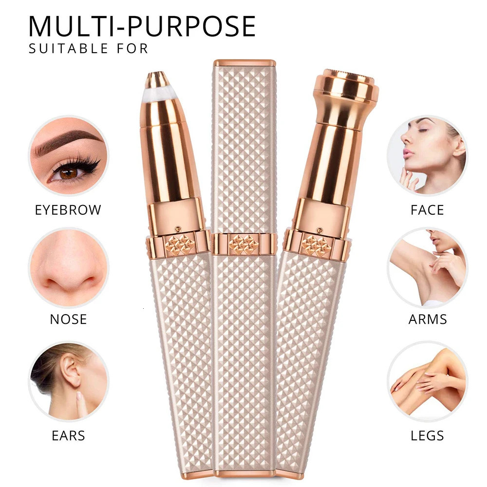 4 In 1 Electric Hair Removel Shaver For Women Eyebrow Trimmer Epilator Electric Painless Hair Remover Machine Body Facial Bikini 241128
