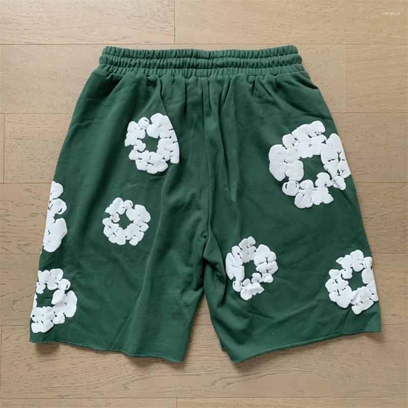 Men's Shorts Frog Drift Fashion Brand Streetwear Foaming Printing Graphics Printed Casual Pants Vintage Clothing Drawstring For Men
