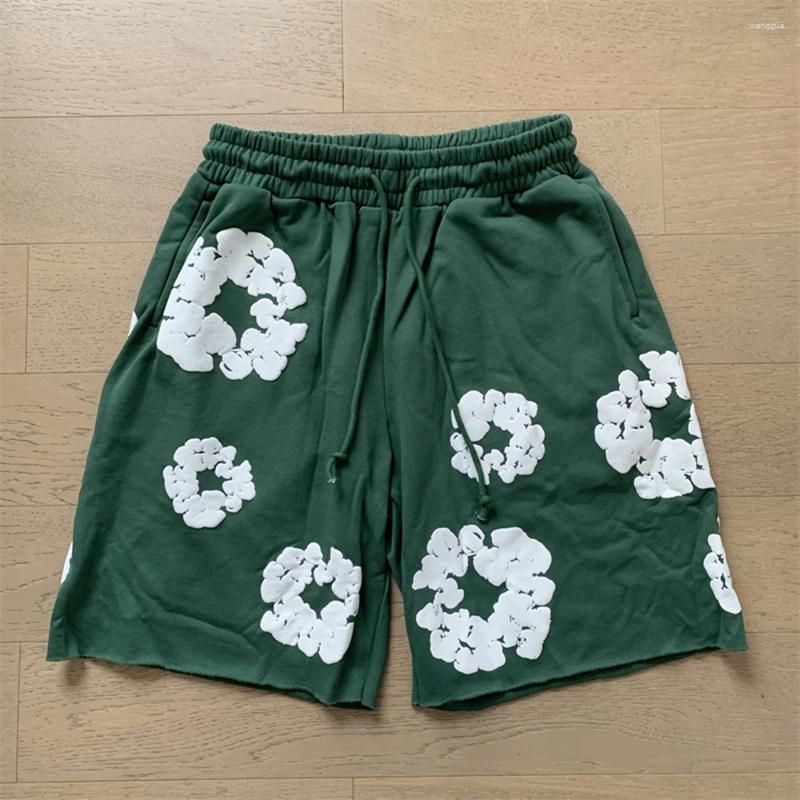Men's Shorts Frog Drift Fashion Brand Streetwear Foaming Printing Graphics Printed Casual Pants Vintage Clothing Drawstring For Men