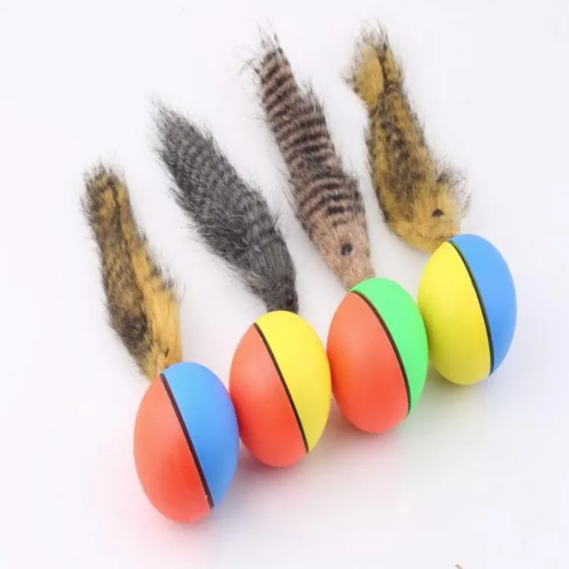 Dog Interactive Toys Dogs and cats love weasels electric beaver balls fun rolling ball toys pets childrens jumping mobile TH75a H250210
