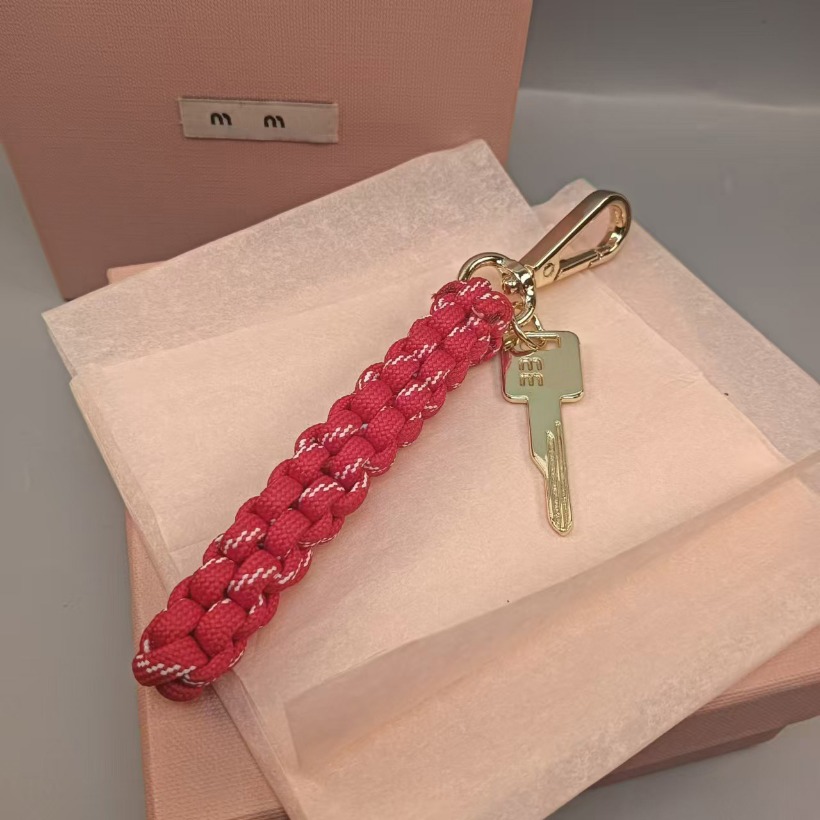 New Fashionable 3d Braided Key Pendant Advanced Feeling Bags Lanyards Nylon Rope Pendant Accessories