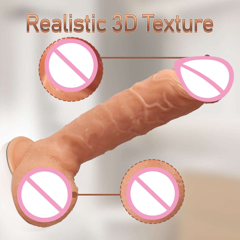 Realistic Silicone Dildo & Butt Plug - Flexible Anal/G-Spot Stimulator with Suction Cup, Strapon-Compatible for Women & Couples