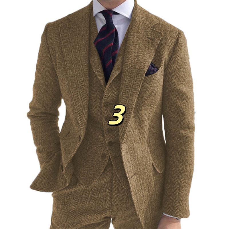 Men's K592 Casual Sequined Suit Jacket Slim Fit with Full Length Sleeve