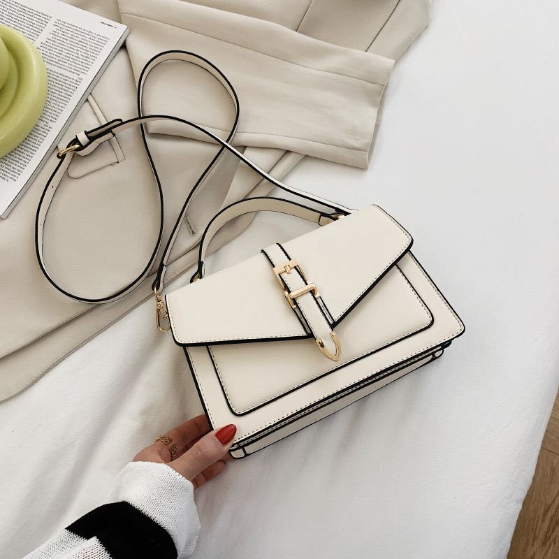 Fashion Small Square Crossbody for Women 2024 Trend Purses and Handbags Designer Shoulder Bags Female PU Leather Sac