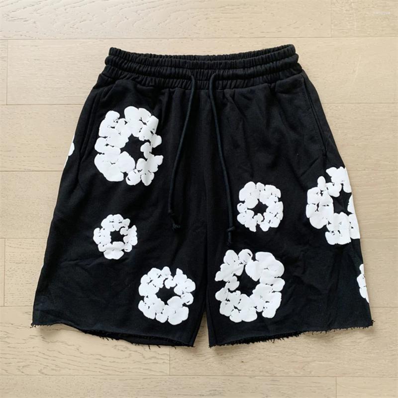 Men's Shorts Frog Drift Fashion Brand Streetwear Foaming Printing Graphics Printed Casual Pants Vintage Clothing Drawstring For Men