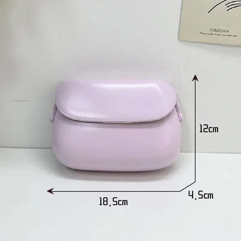 Women Messenger High Quality PU Leather Shiny Shoulder Fashion Hard Flip Buckle Mobile Phone Bag Outing Coin Purse