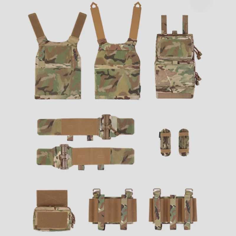 Pew Tactical FCSK Molle Lightweight Multi functional Small Childrens Tank Top Outdoor Training Sports Hunting Equipment VestW241128