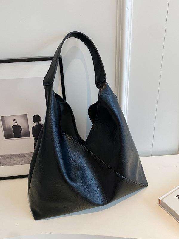 New Retro Underarm Bag With Water Bucket Commuting, Large Capaci, Versatile For Women, Autumn And Winter, Single Shoulder, Slish Soft Surface, Classic