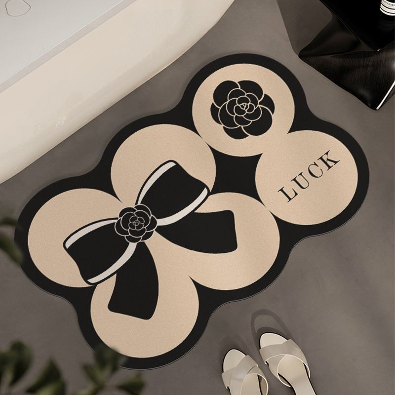 Household Carpet Bathroom Absorbent Diatom Mud Floor Mat Toilet Anti-slip Foot Mat Toilet Door Quick-drying
