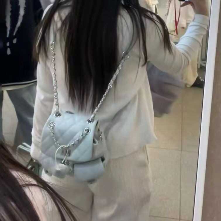 Free Shipping Women's Small Fragrant Korean Edition Versatile Chain Student Large Capacity Fashion Trend Backpack Designer Bag Luxury Bag Tote Ba