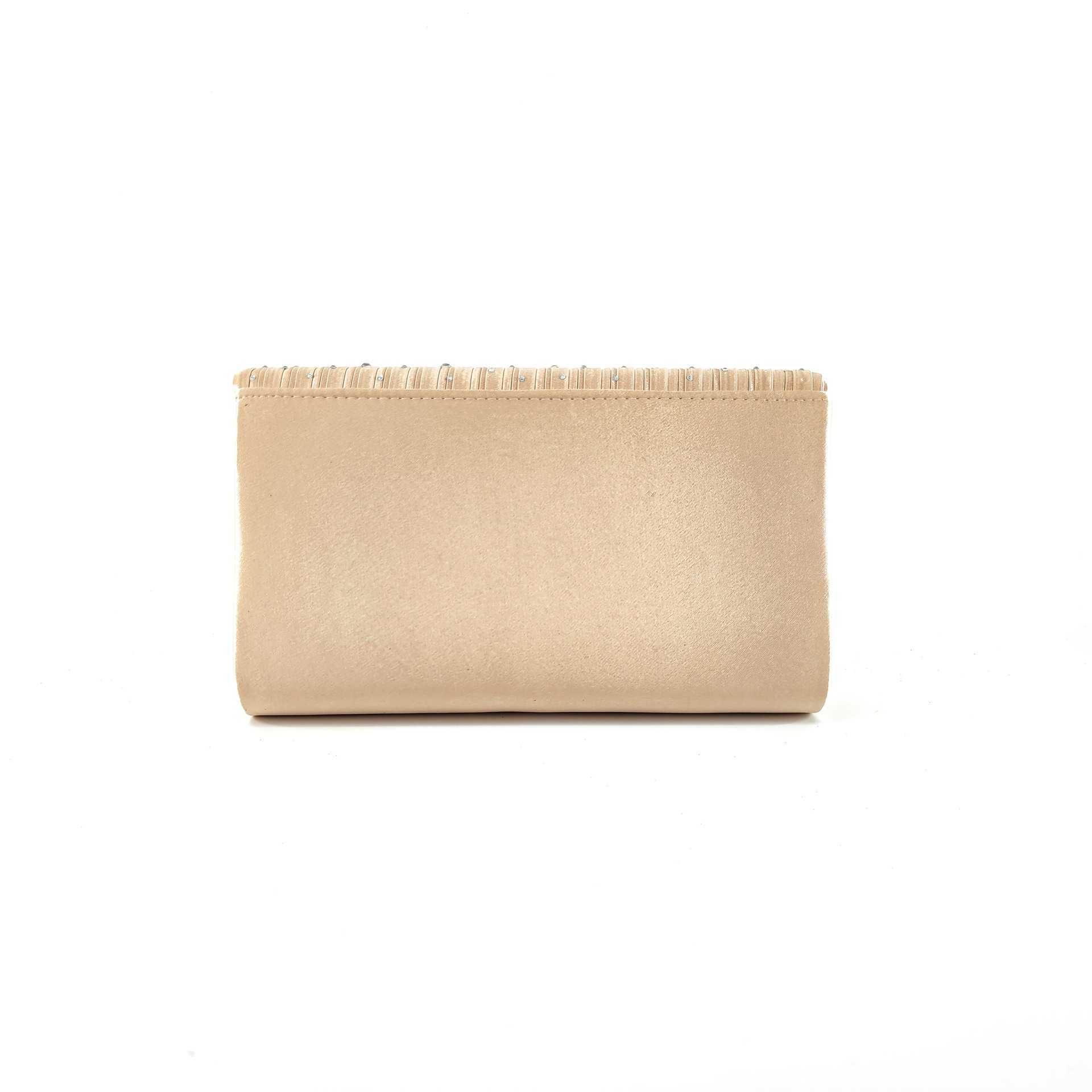 New Fashionable Light Luxury Banquet Bag Shining Water Diamond Folded Bag Celebrity Bag Handheld Bag 241128