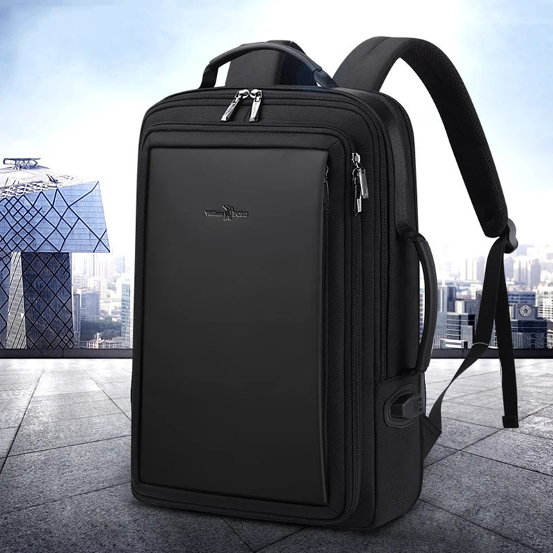 Highend backpack mens multifunctional waterproof ultrathin 156inch laptop fashion business travel 241126