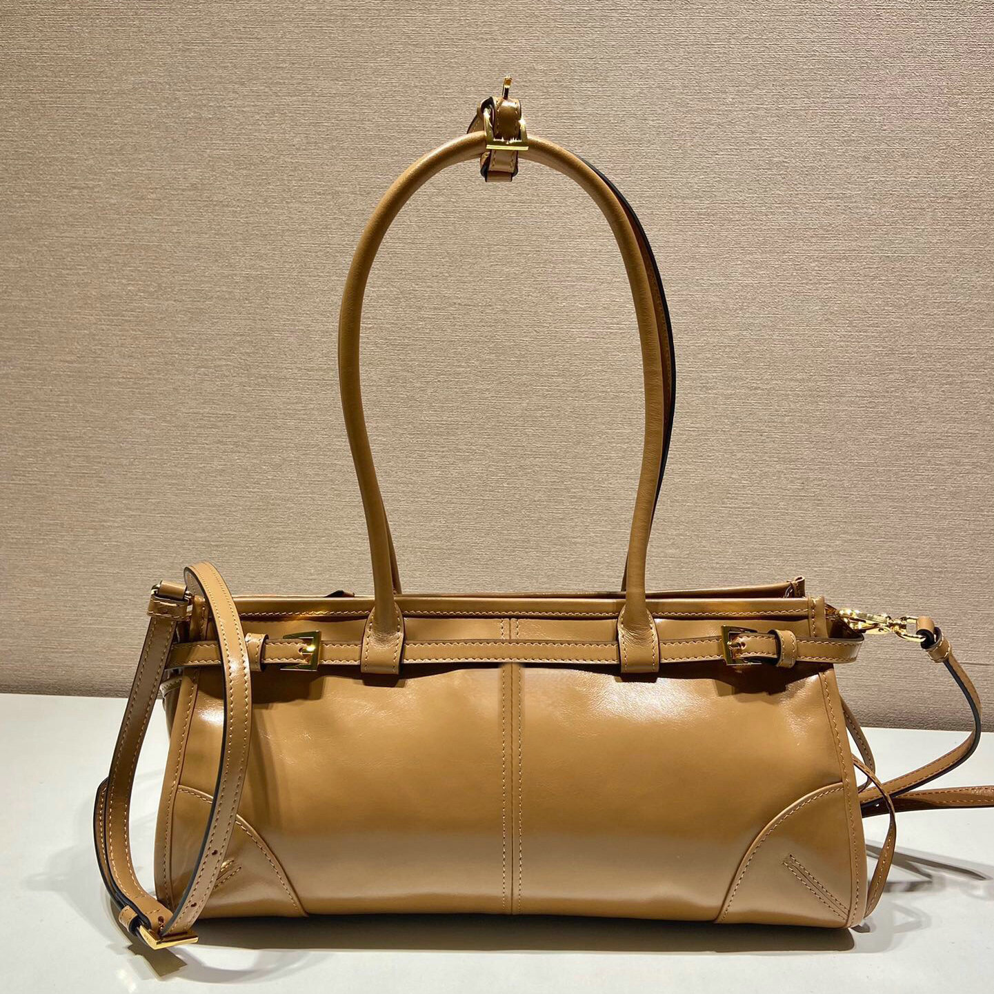 12A Designer Bag LusSolf Waxed Leather Medium leather handbag Crossbody Bag Women Luxury Genuine Leather Shoulder Bags Handbag Mirror Quality designer bag With box
