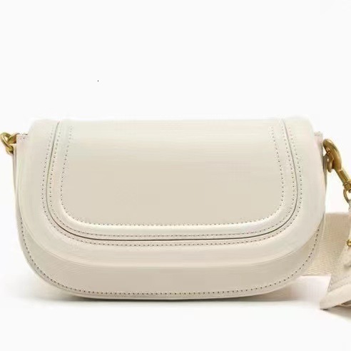 Saddle Crossbody Bags For Women Casual Wide Strap Underarm Shoulder Bag Female Leather Designer Handbags Mujer