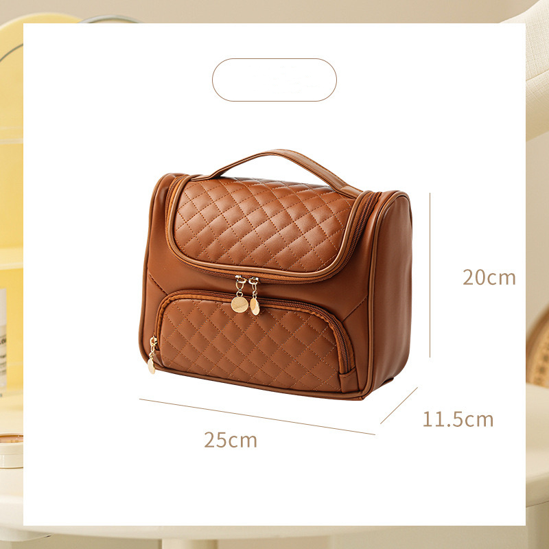 2025 new New Makeup with High Appearance Value, Large Capacity, Portable, Waterproof Storage Bag, Travel Hook, Washing Bag zhanyishengli
