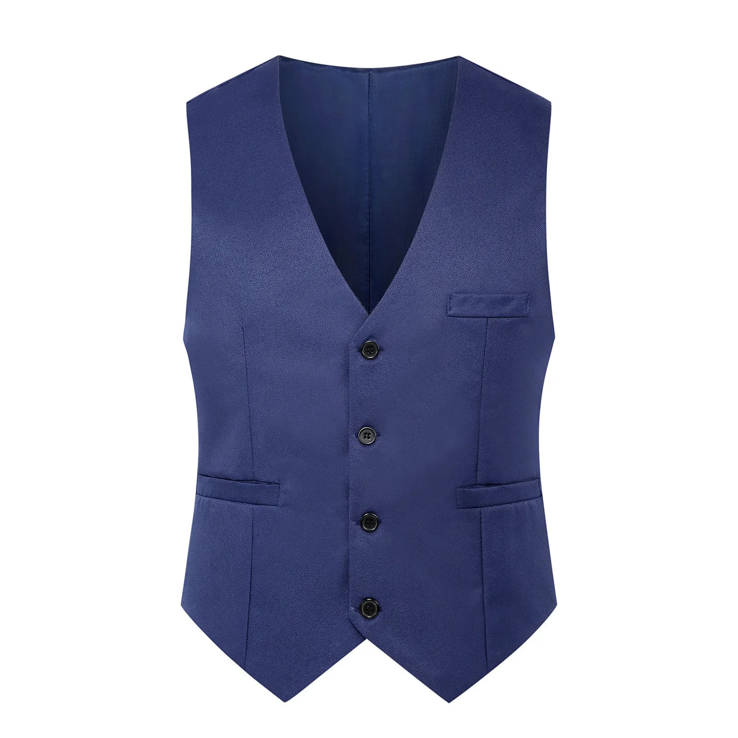 2024 Spring and Autumn Style British Fashion Mens Suit Vest Slim Waistcoat Korean 241129