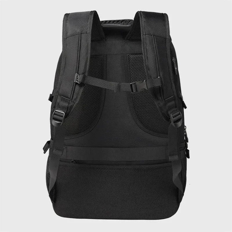 50L 80L Large Travel Backpack Men Separate Shoe Compartment Business Bag Outdoor Sports Waterproof Man Black Storage Backpacks y241126