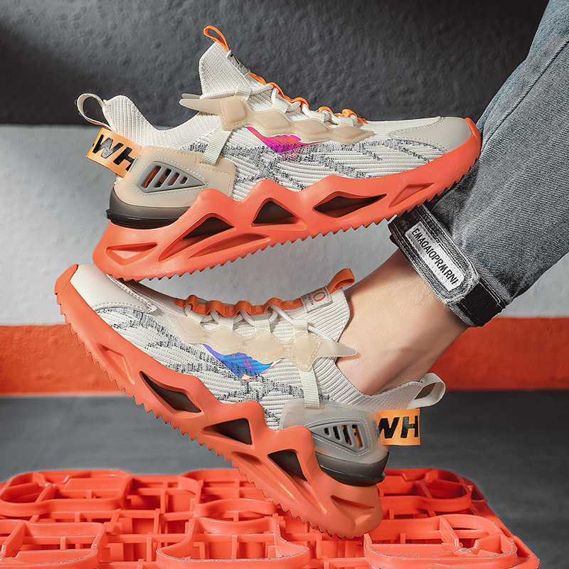 2024 Spring and Autumn Season Men's Leisure Sports Breathable white Shoes GAI