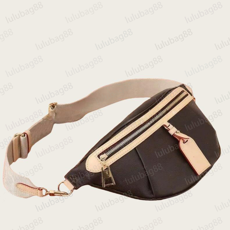 Fanny pack luxury bag waist designer bag mini bumbags flower genuine leather sac luxe crossbody waist bags for mens women zipper letter brown black trendy xb178