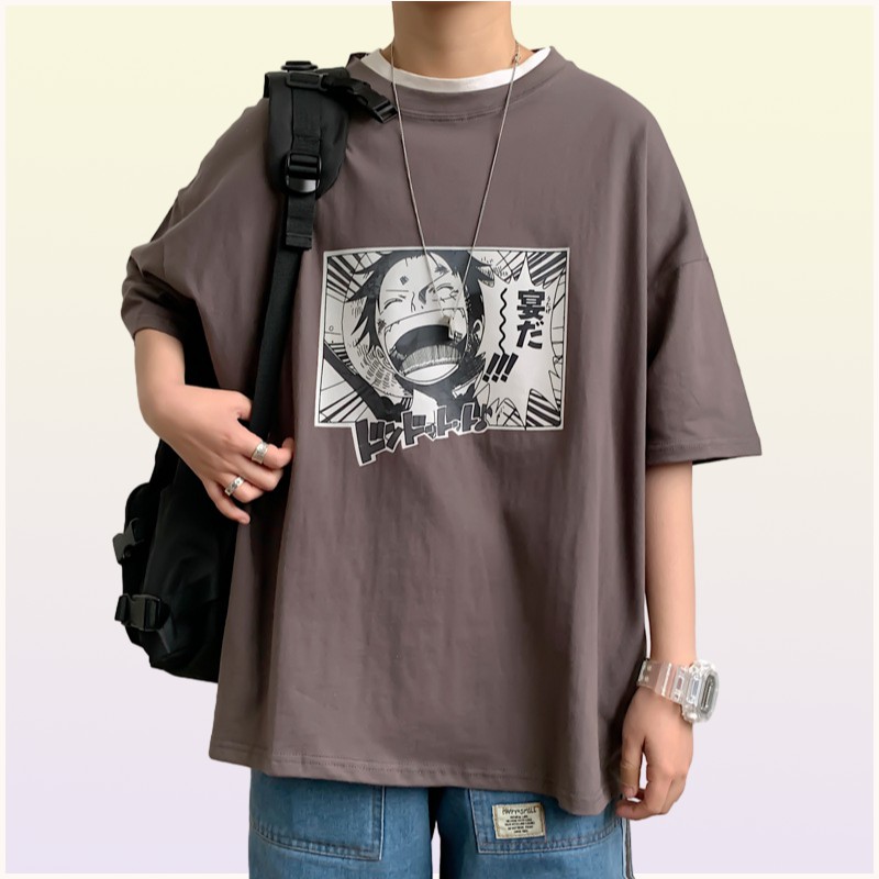 Anime One Piece T-shirt Japanese Harajuku T Shirt for Men Women Clothes Monkey D ffy Tshirt Male Streetwear Tee Top Summer