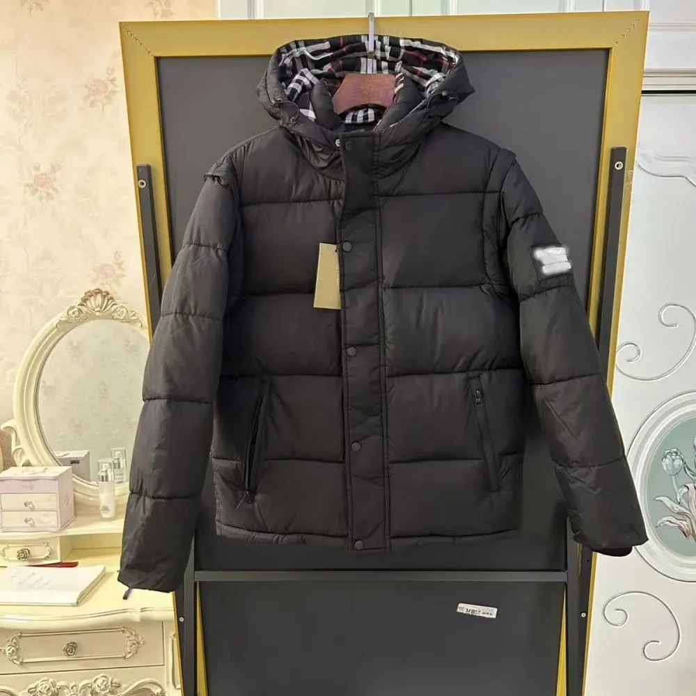 Designer Sleeves can be removed winter puffer mens down jacket man women thickening warm coat Fashion parka gilet Outerwear outdoor jackets womens coa