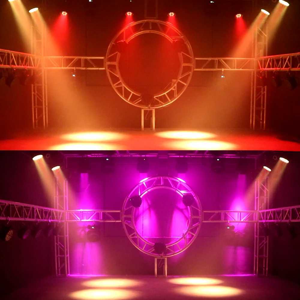 New LED 19x15W RGBW Beam+Wash Zoom Moving Head Light DMX 16/24 CH DJ Disco Part Church TV Studio SHEHDS Stage Effect Equipment Z241129