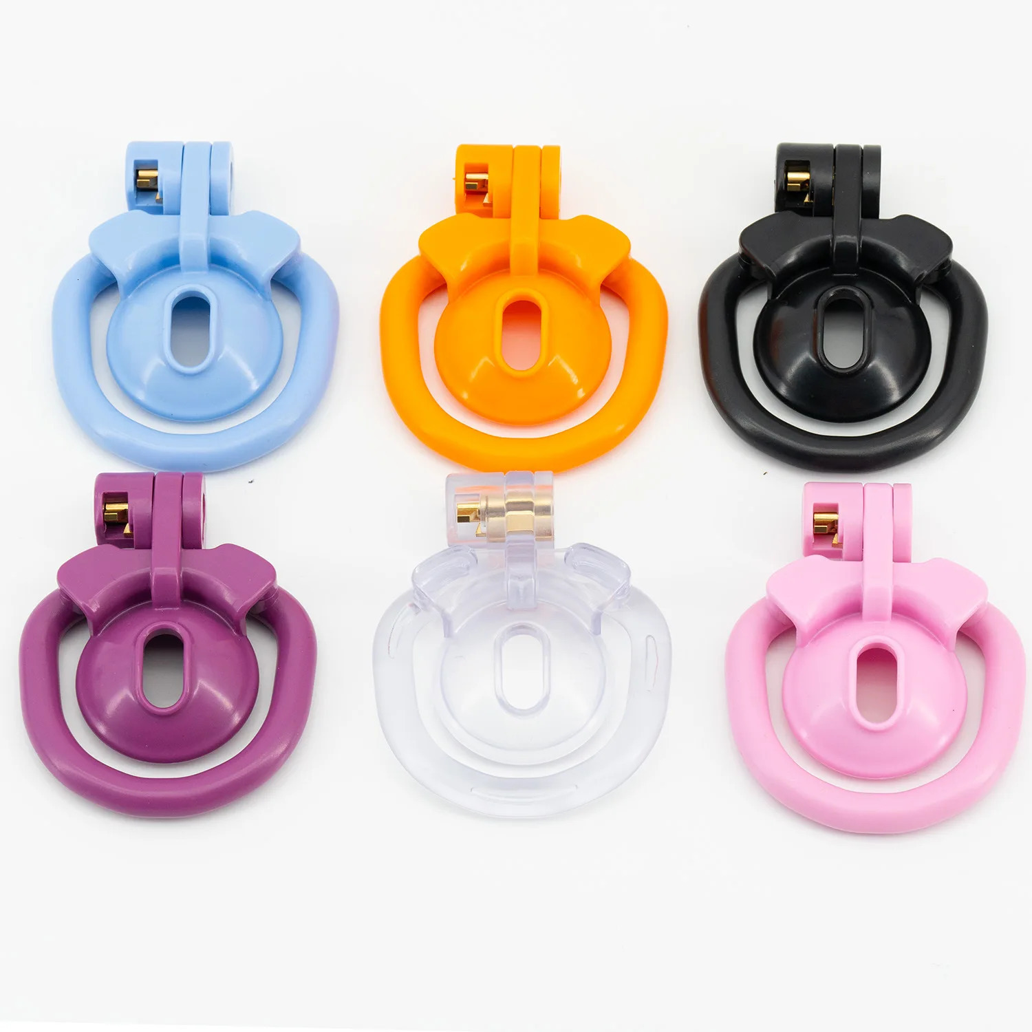 6 Colors PositiveNegative CB Chastity Cage Male Cock Lock with 4 Size Base Penis Rings Hidden Device Sexy Toy for Man Gay 240423