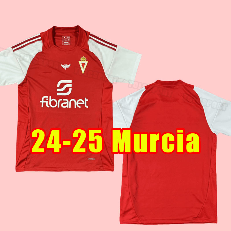 2024 2025 Real Murcia Soccer Jersey Home Away 24/25 Jerseys men kids kit football shirts Camiseta de Futbol Murcia Thailand football shirt Uniform