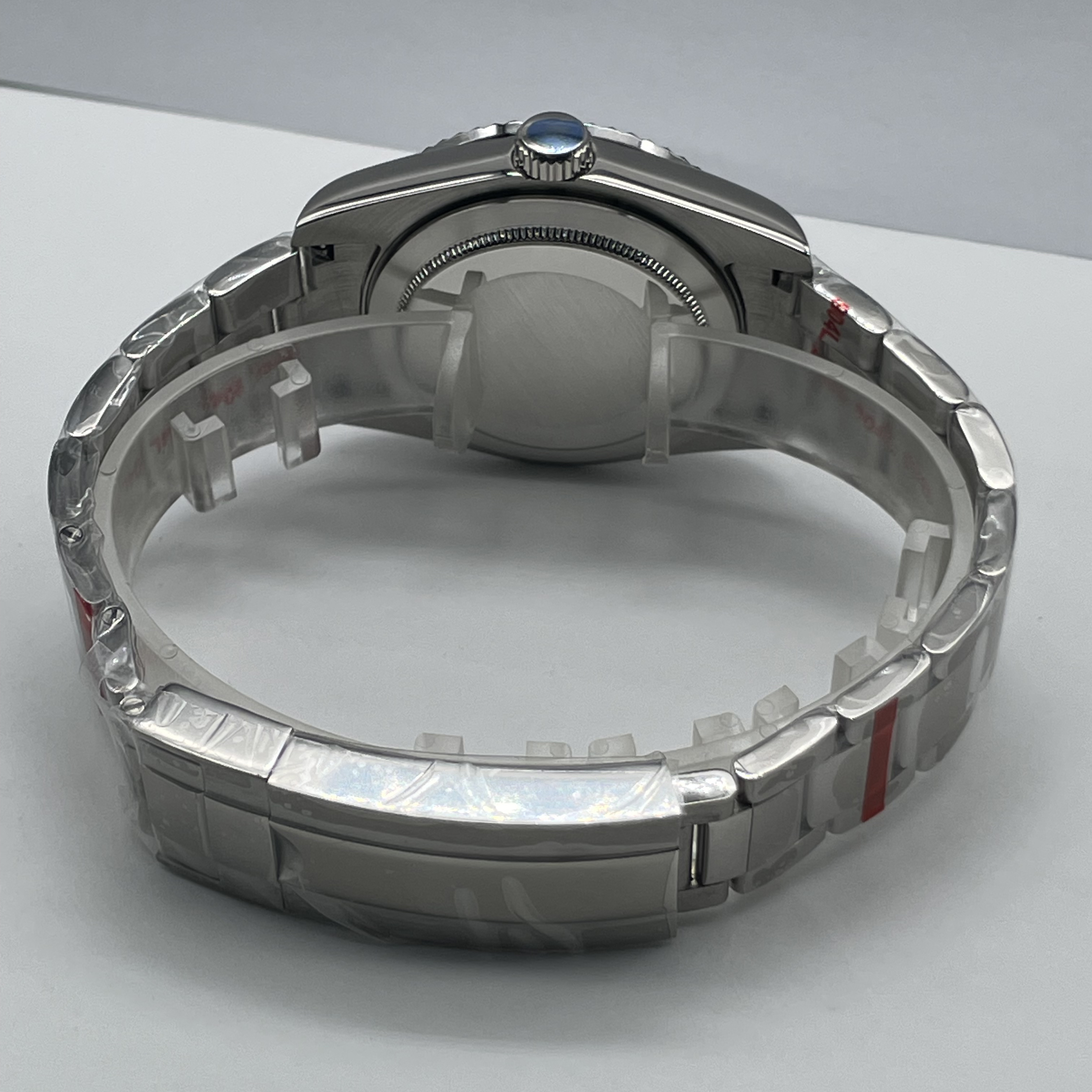 40mm no date window case with date window Men Watch case Fit 28.5mm-29.3mm dial Solid 316L stainless steel Sapphire Glass NH35 NH36 NH34 NH38 NH39 NH7