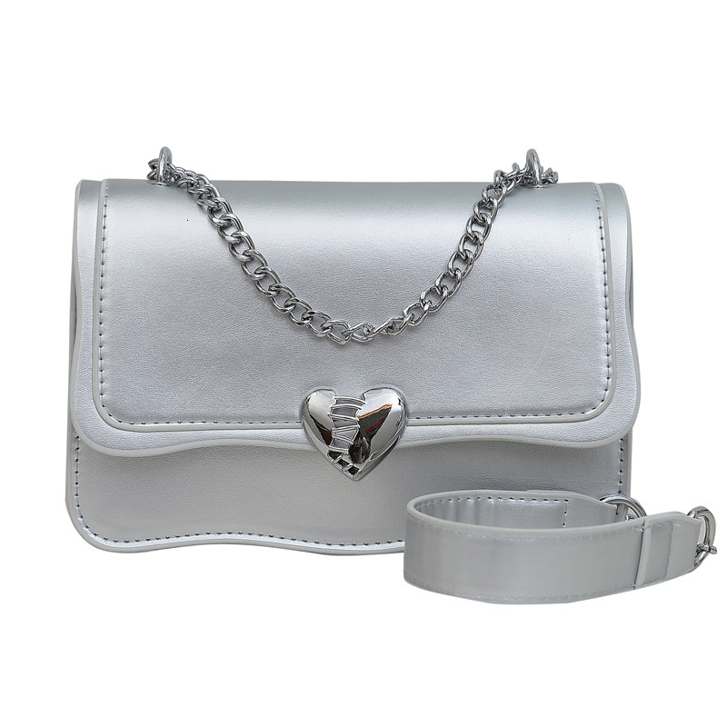 Love Women's Bag Chain Shoulder Bag Casual Fashion Armband Designer Small Square Bag