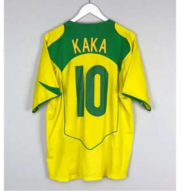 Brazil Soccer Jersey 2002 Retro Style Throwback Shirts Premium Quality Available in Various Sizes