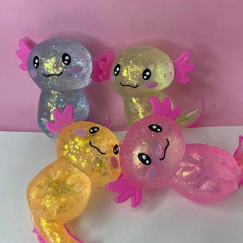 Axolotl Fidget Toy Slow Rising Stress Ball Fidget Toys Axolotl Squeeze Fidget Toy Antistress Toy For Girls Boys Birthday GiftsXJ241129