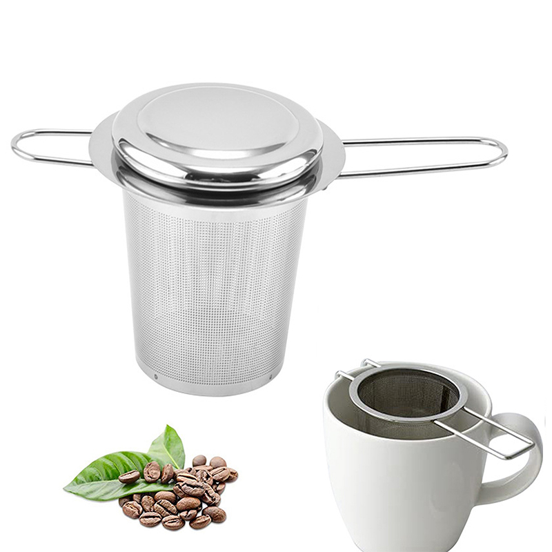 304 Stainless Steel Teas Strainer Tools Tea Infuser Home Coffee Vanilla Spice Filter Diffuser 2 Colors