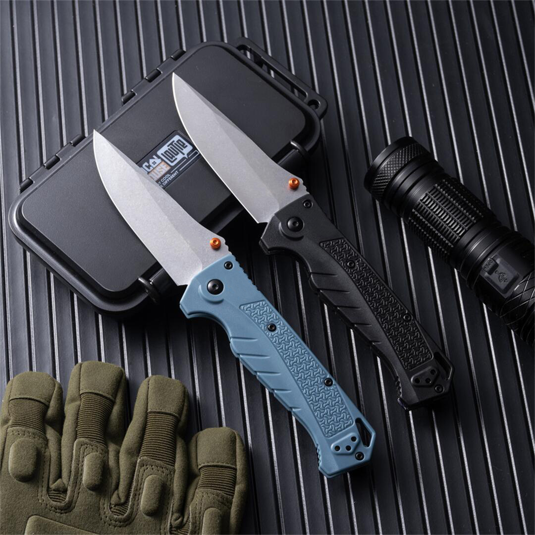 BM Adira 18060 Assisted Folding Knife 9Cr18Mov Stonewash Finish Blades Deep-carry Pocket Clip Tactical Survival Rescue Hunting 533 535 940 EDC Knives
