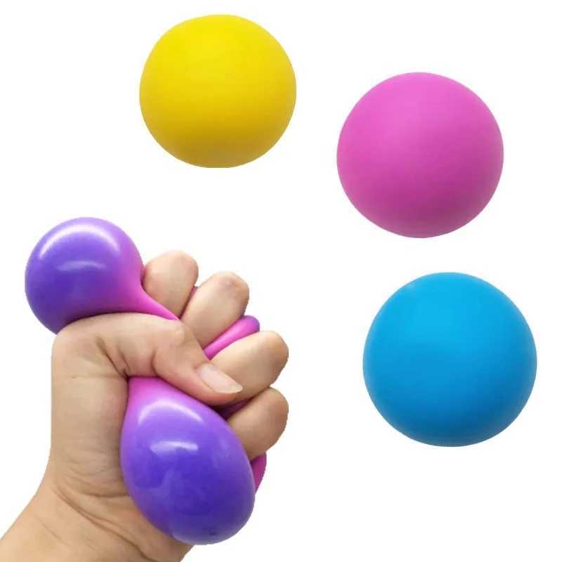Colorful Vent Ball Safe Squeeze Fidget Toy Able Anti-stress Ball TPR Colored Vent Ball Toy Squeezing Toys Relieve StressXJ241129