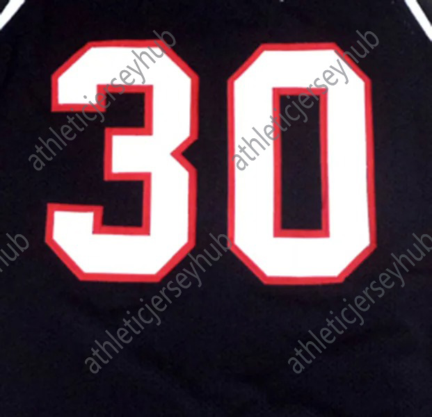 Polyester Davidson Number 30 Red Vintage Basketball Jersey, Sleeveless Loose-Fit Athletic Tank with Embroidered Letters and Numbers for Adults