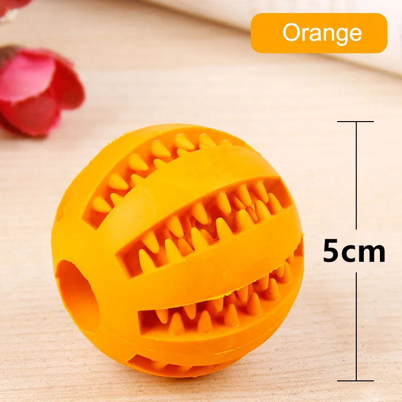 Rubber Chew Ball Dog Toys Training Toy Toothbrush Chews Food Balls Pet Product