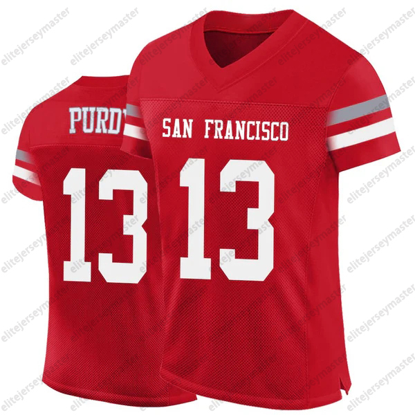 Purdy 13 Kittle 85 McCaffrey 23 Warner 54 Allen 17 Bosa 97 Beal Jr. 51 Dobbs 5 Guerendo31 Mason 24 Cities Football Jerseys Custom Any Number Name For 