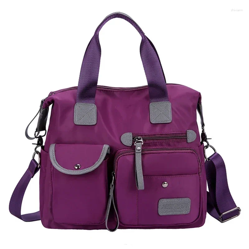 Totes Casual Large Capacity Nylon Shoulder Bag Handbags Waterproof Crossbody Multifunctional Tote Travel Messenger Bags zhanyishengli