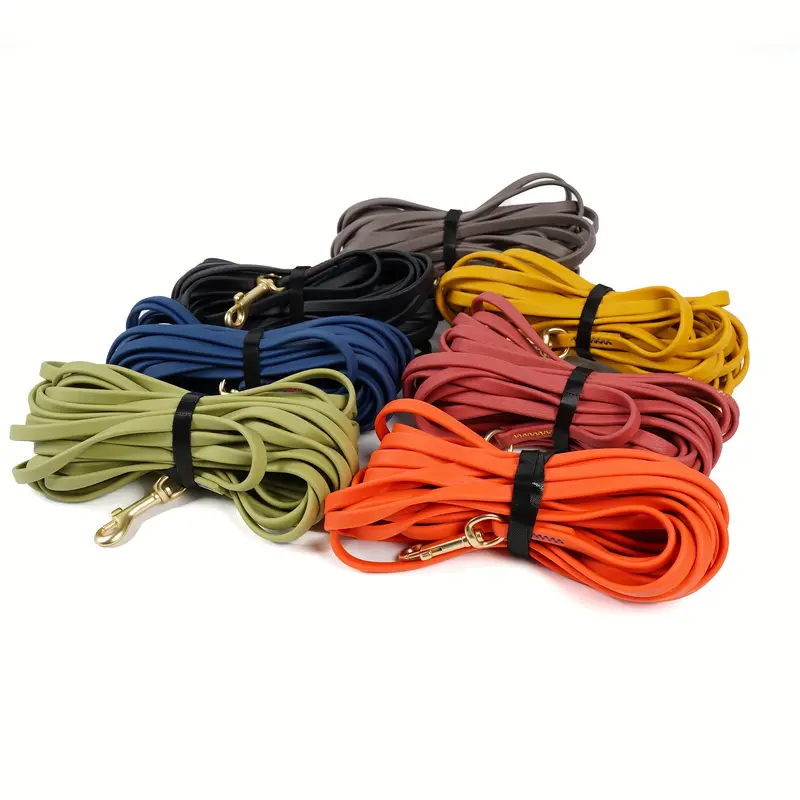 Nylon Large Brown White Fashionable Adjustable Reflective Dog Pet Neckband