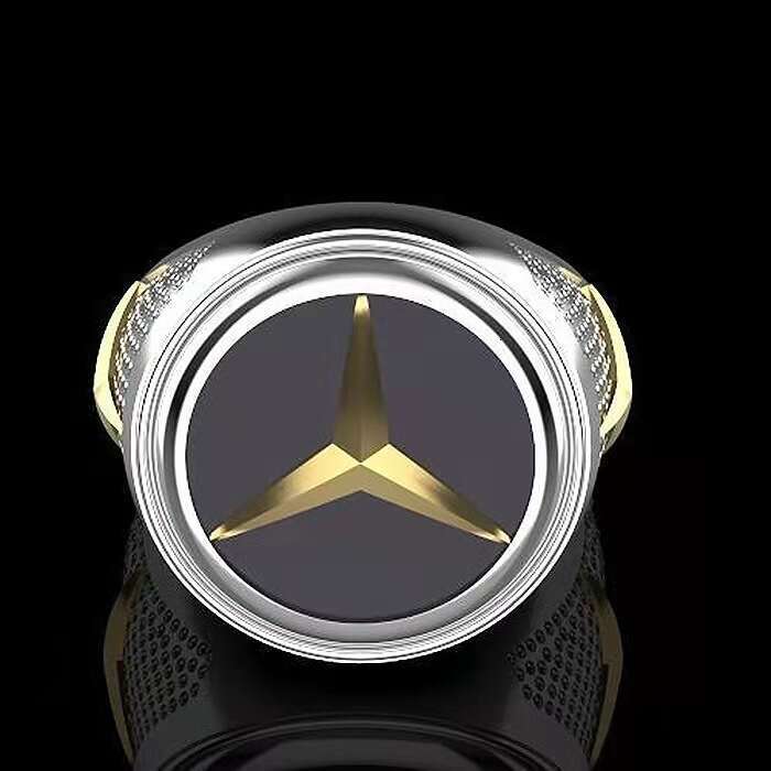 Hecheng Creative Personalized Car Men's Punk Hip Hop Ring