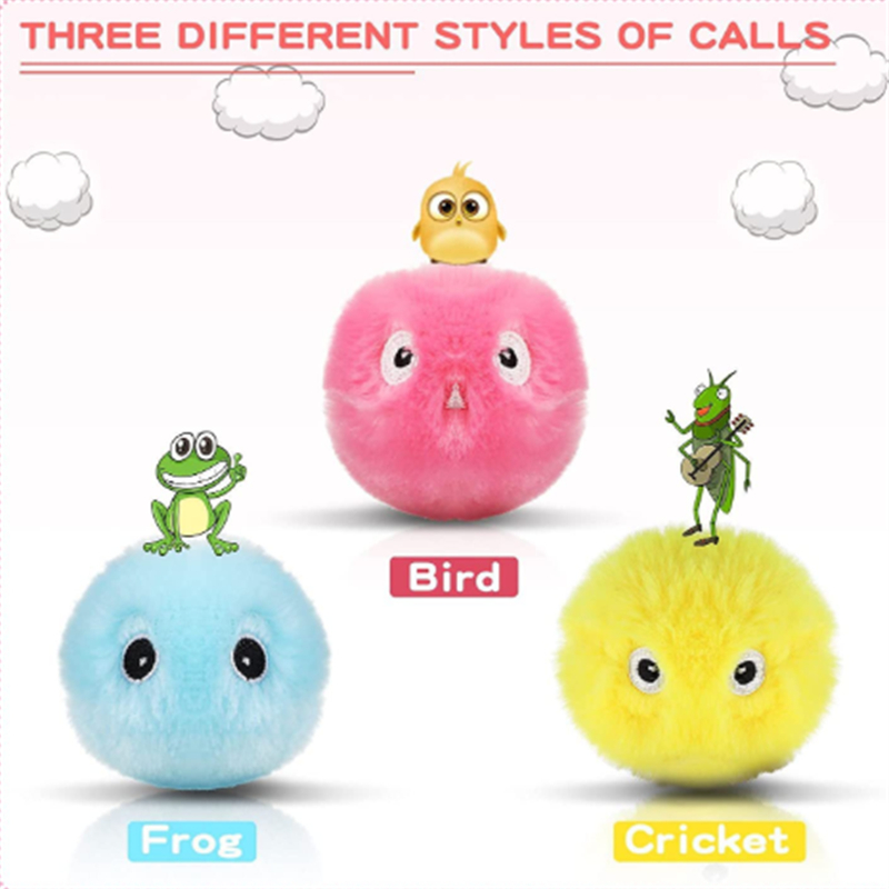 Cat toys touch making sounds attracting gravity calling balls teasing cat balls cats themselves relieving boredom toys such as catnip
