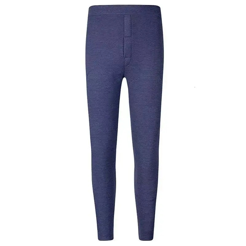 High quality winter mens underwear mens pants pants warm wool thick long John mens elastic tight pants 241122