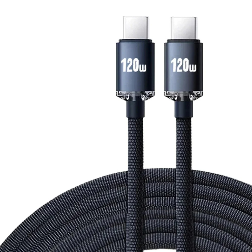 Super Fast Quick Charging 6A 120W USB C to USB-C PD Cable 1m 1.5M 2M Type c Cables For Samsung S10 S20 S23 S24 Htc LG Android phone 15/15promax