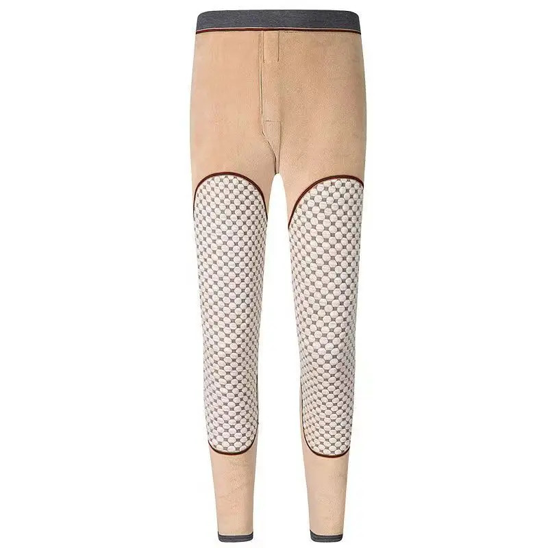 High quality winter mens underwear mens pants pants warm wool thick long John mens elastic tight pants 241122